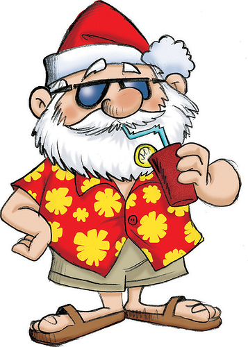 santa claus summer outfit