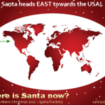 Santa Heads...East? 3