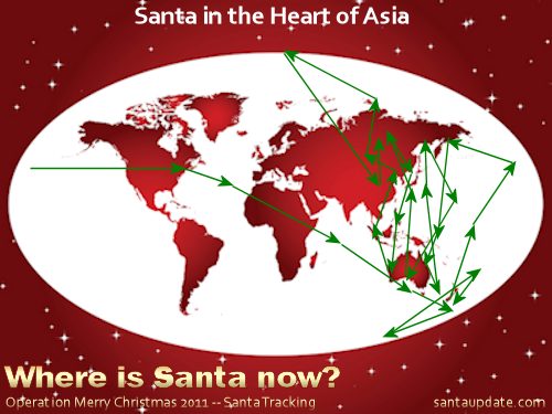 Santa Works the Heart of Asia 1
