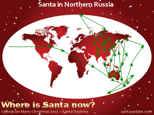 Santa in Northern Russia 1