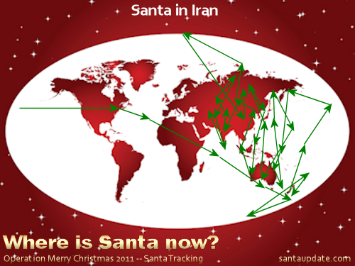 Santa is in Iran 1