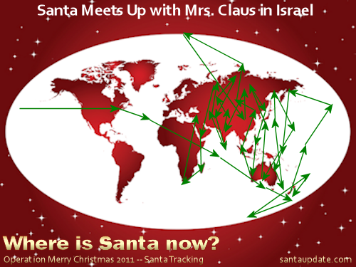 Santa Stops in Bethlehem, Jerusalem with Mrs. Claus 1