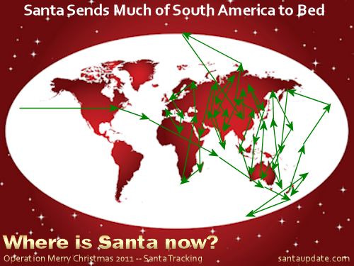 Santa Sends Much of South America to Bed 1