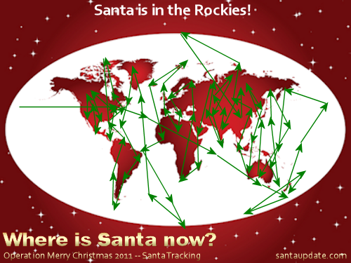 Santa Visits the Rockies 1