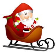 Santa Test Flies New Sleigh 1