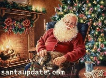 Santa Takes A Break to Lead Christmas Devotional 1