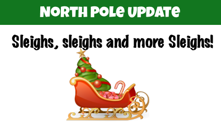 Sleigh Building at the North Pole