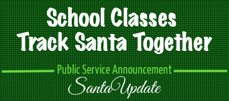 Schools tracking Santa