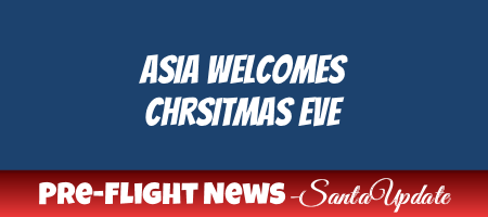 It is Christmas Eve in Asia 1