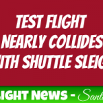 Test Flight Avoids Colliding with Another Sleigh 2