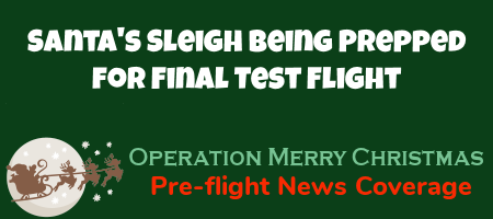 One Last Test Flight of Santa's Sleigh 1