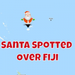 Santa Spotted Over Fiji 8