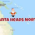 Santa Over Pacific Waters Again 14