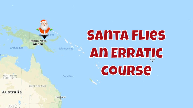 Santa's Unpredictable Flight Path 8