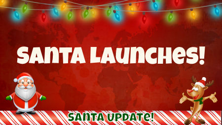 Santa Launches from the North Pole 1