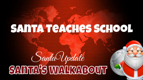 Santa Teaches School