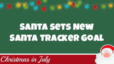 Santa Kicks off Santa Tracking Efforts 1