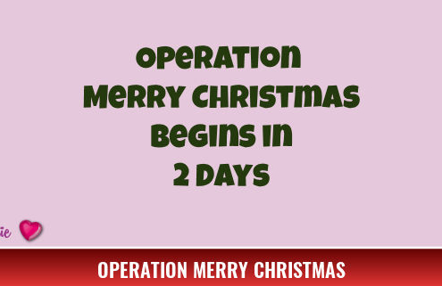 Operation Merry Christmas Begins in 2 Days