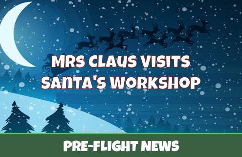 Mrs. Claus at Santa's Workshop