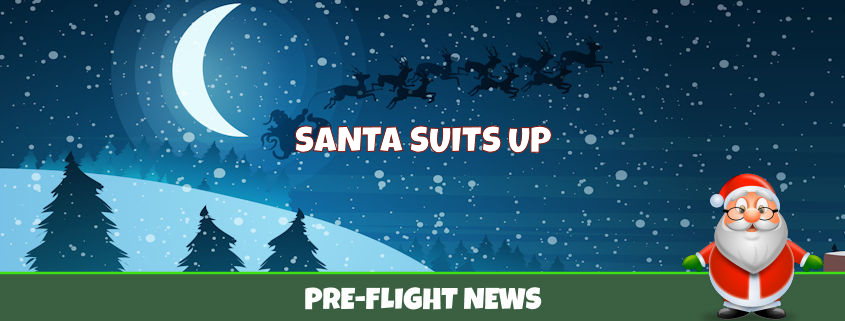Santa Gets His Suit On