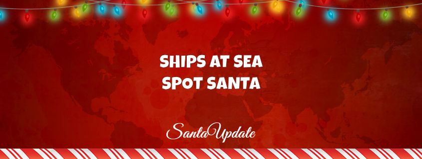 Santa Spotted By Ships in the Pacific 1