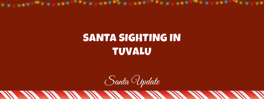 Tuvalu Reports a Merry Christmas 1