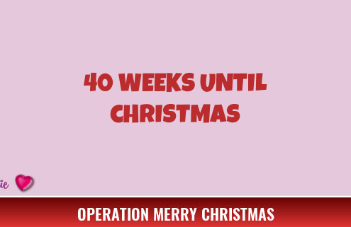 40 Weeks Until Christmas 2