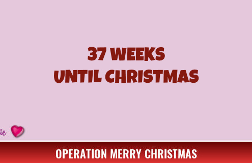 37 Weeks Until Christmas