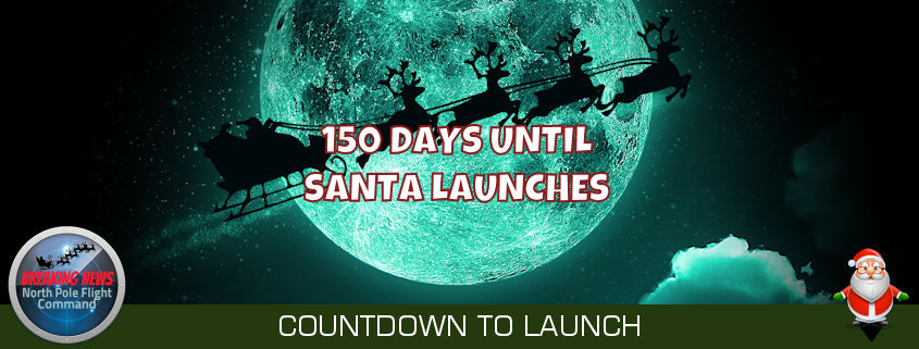 150 Days Until Santa Launches 1