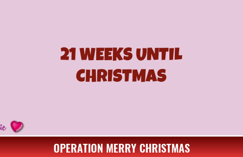 21 Weeks Until Christmas
