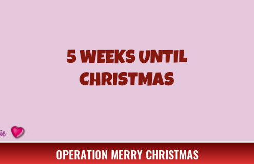 5 Weeks Until Christmas