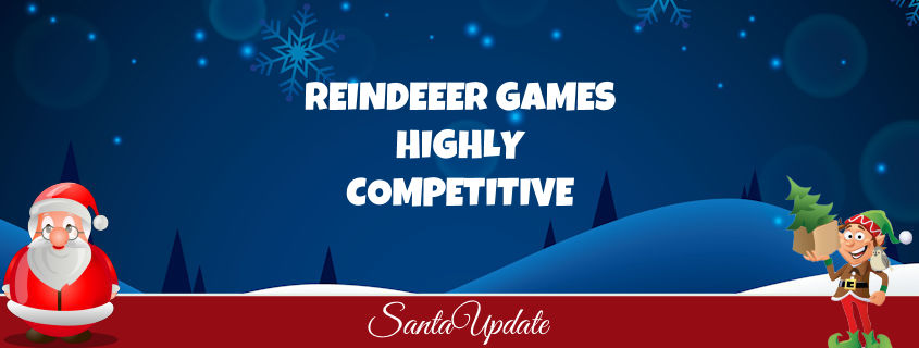Blitzen Leads the Reindeer Games