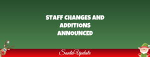 Staff Changes