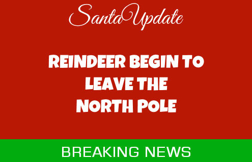 Reindeer Begin to Leave the North Pole 4