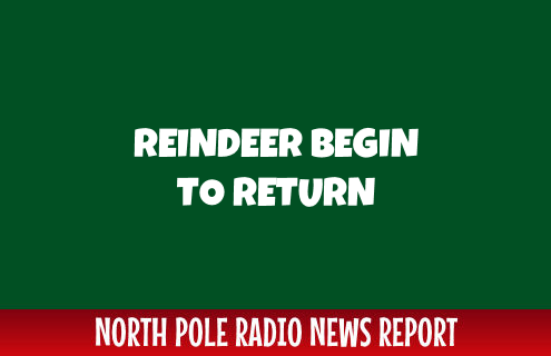 Reindeer Return to the North Pole Slowly 1