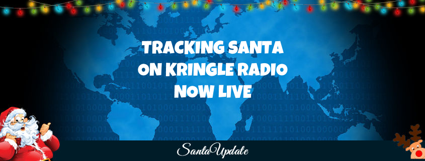 Tracking Santa Live on Kringle Radio 1