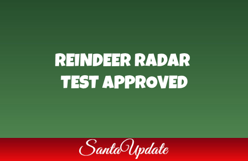 Reindeer Radar Test Approved 3