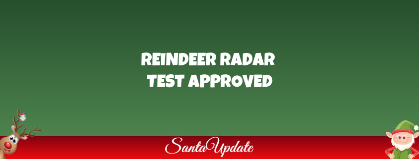 Reindeer Radar Test Approved 1
